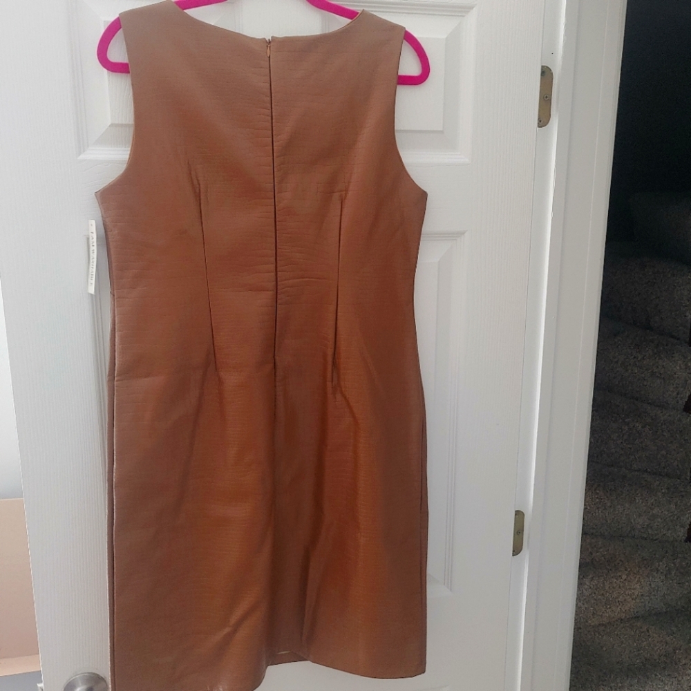 Leather Like Washable Dress
